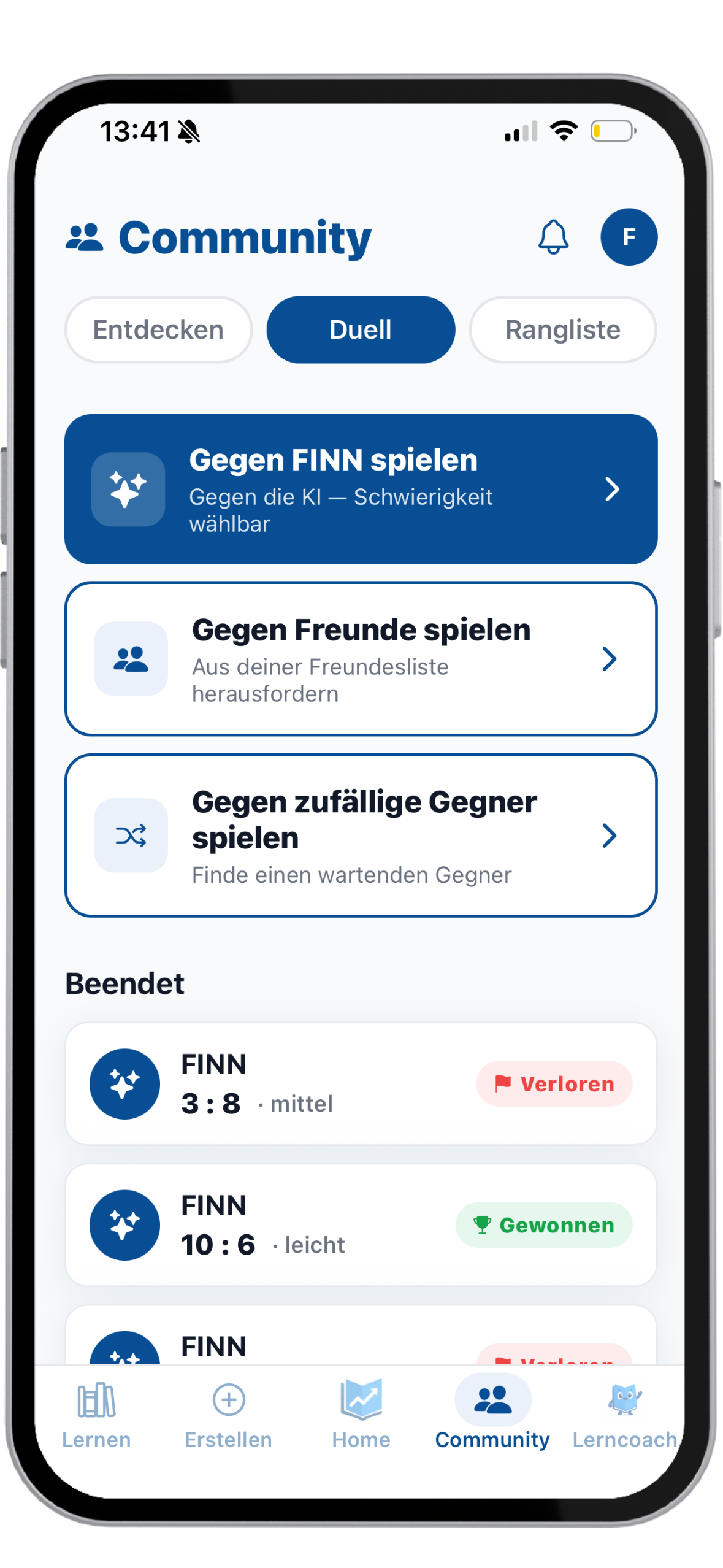 Duell spielen
