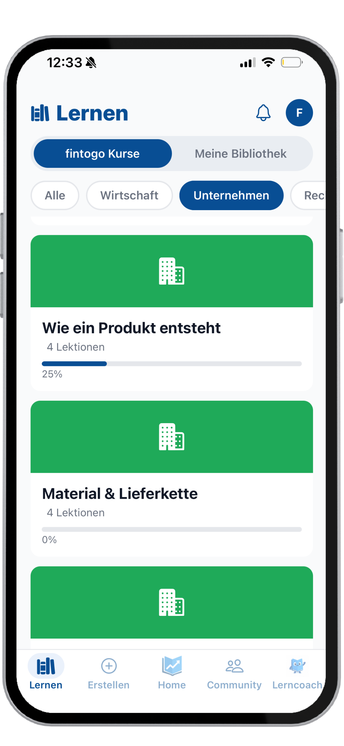 fintogo Lektionsübersicht